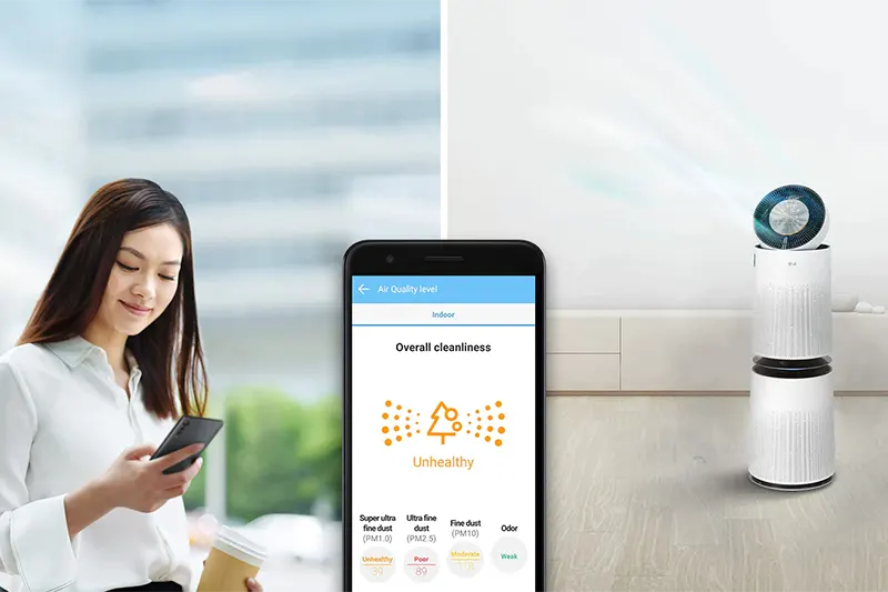 Take Control of the Air You Breathe with LG ThinQ