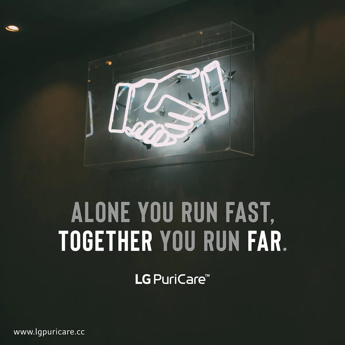 Alone you run fast, together you run far.