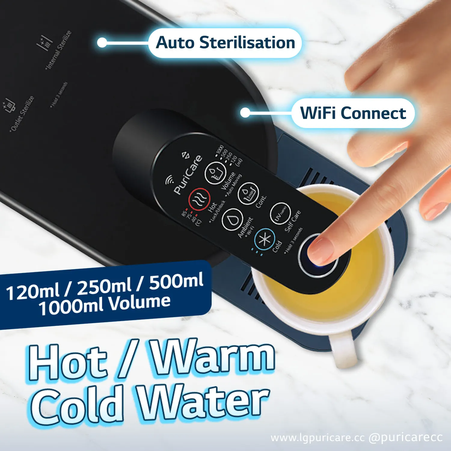 Hot / Warm / Cold Water Instantly