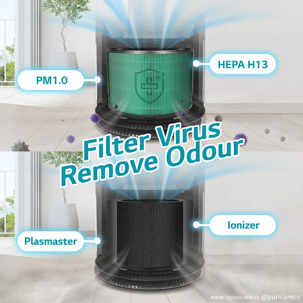 Filter Virus, Remove Odour