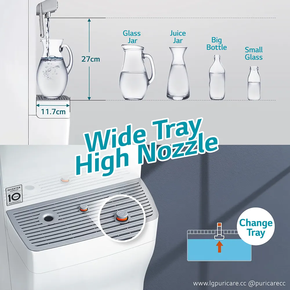 Wide Tray & High Nozzle