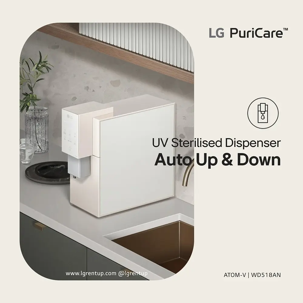 Auto Up & Down - UV Sterilised Dispenser