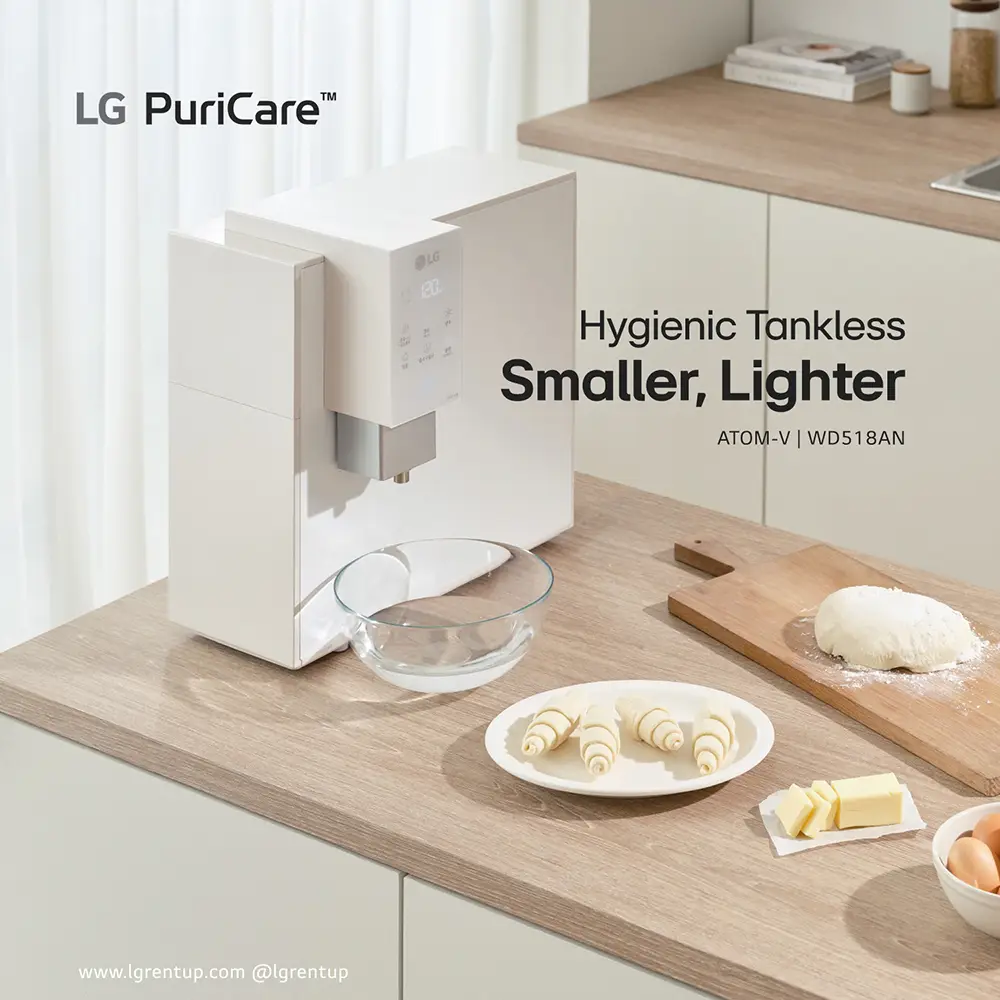 Smaller, Lighter - Hygenic Tankless
