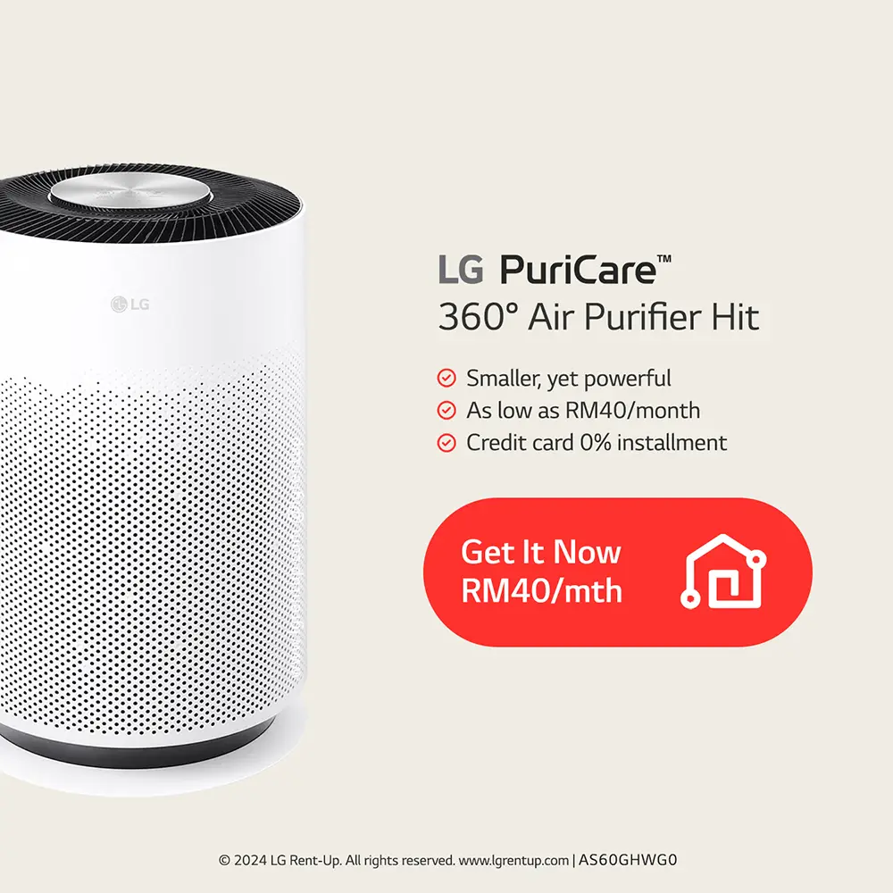 LG PuriCare 360° Air Purifier Hit AS60GHWG0