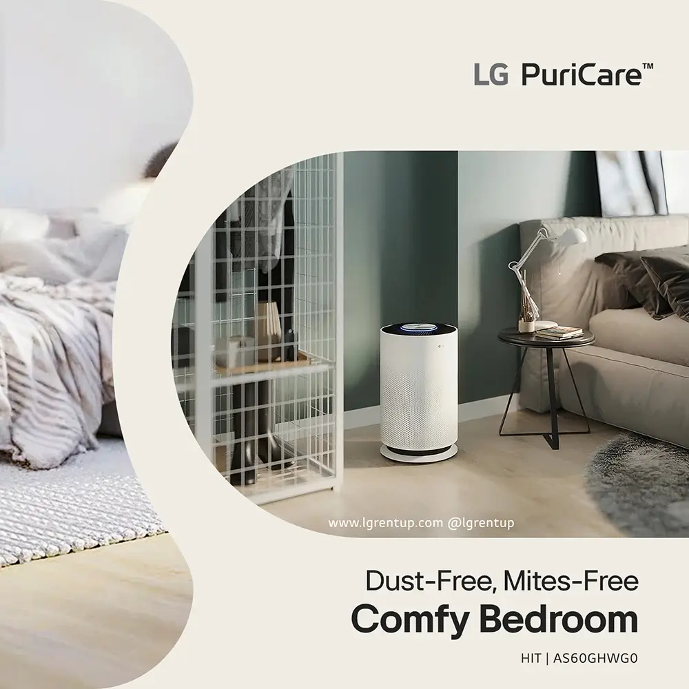 Wake Up without Sneezing with LG PuriCare Air Purifier