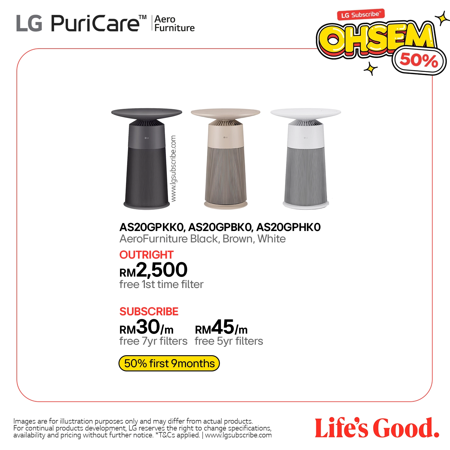 LG PuriCare AeroFurniture