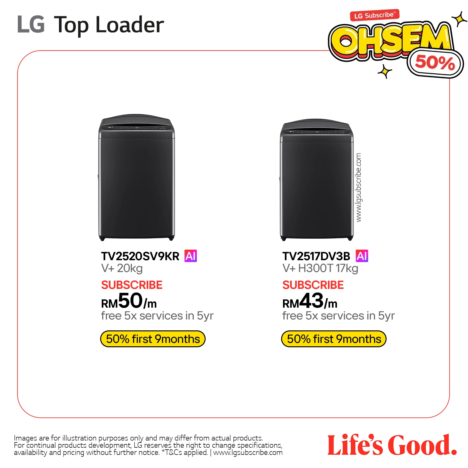 LG Dryer & LG Front Loader