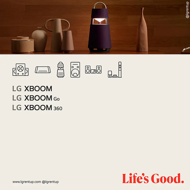 LG XBOOM Product Lineup