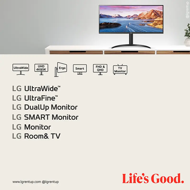 LG Monitor Product Lineup