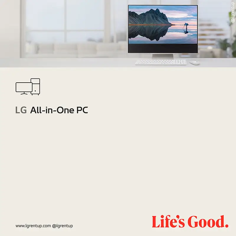 LG All-in-One PC Product Lineup