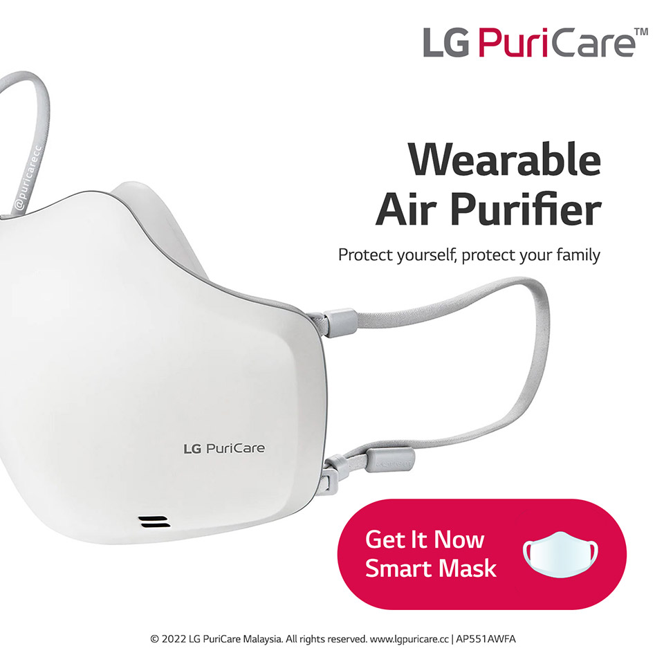 Wearable Air Purifier White