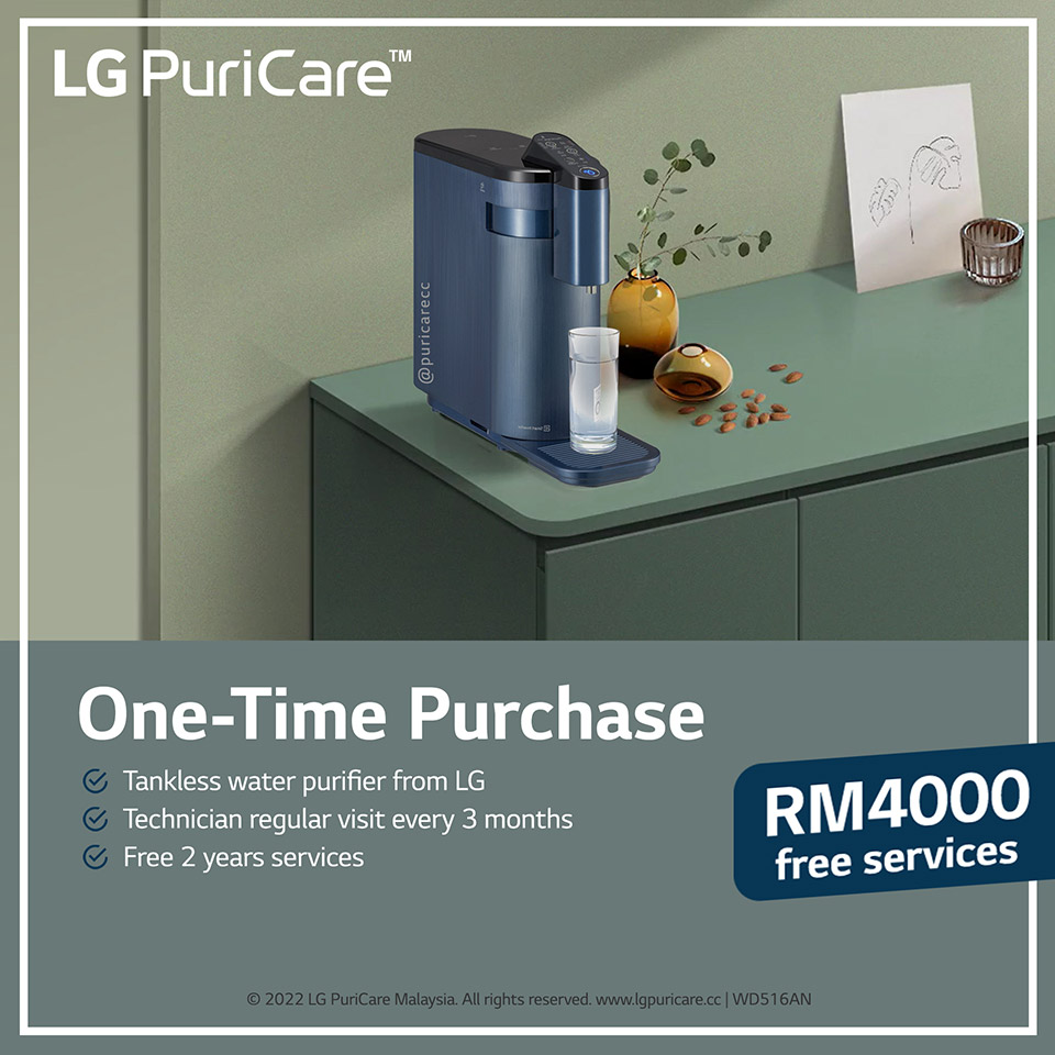 LG PuriCare WD516AN 4-WARD+ Navy Blue Water Purifier