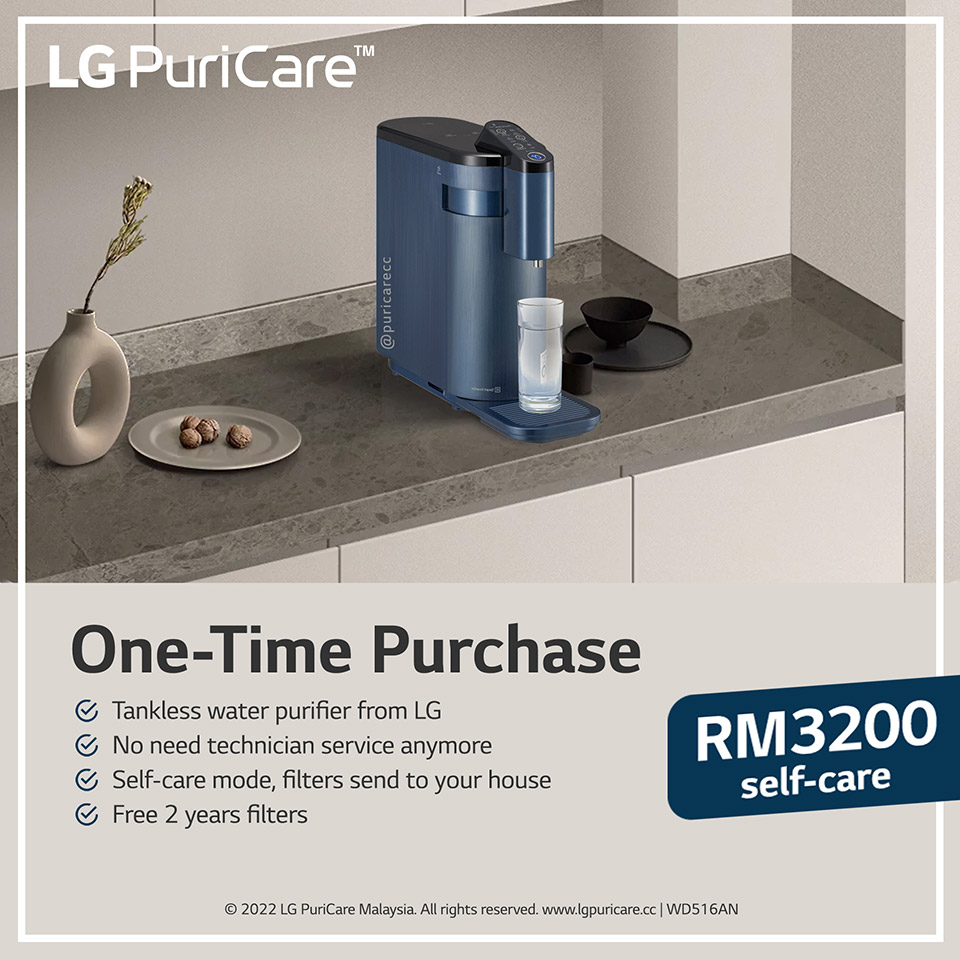LG PuriCare WD516AN 4-WARD+ Navy Blue Water Purifier