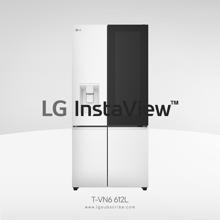 LG InstaView Refrigerator T-VN6 612L GV-K25FFGER
