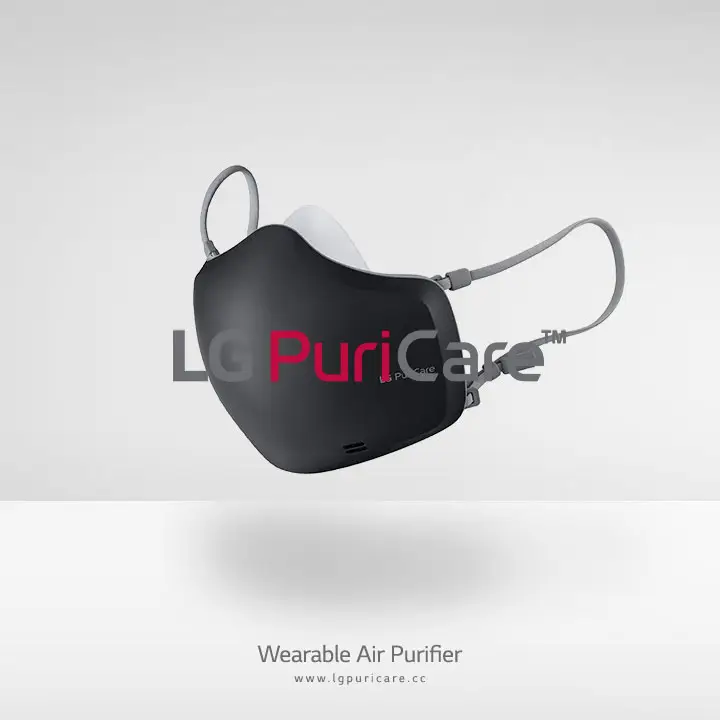 LG PuriCare Wearable Air Purifier Black AP551ABFA