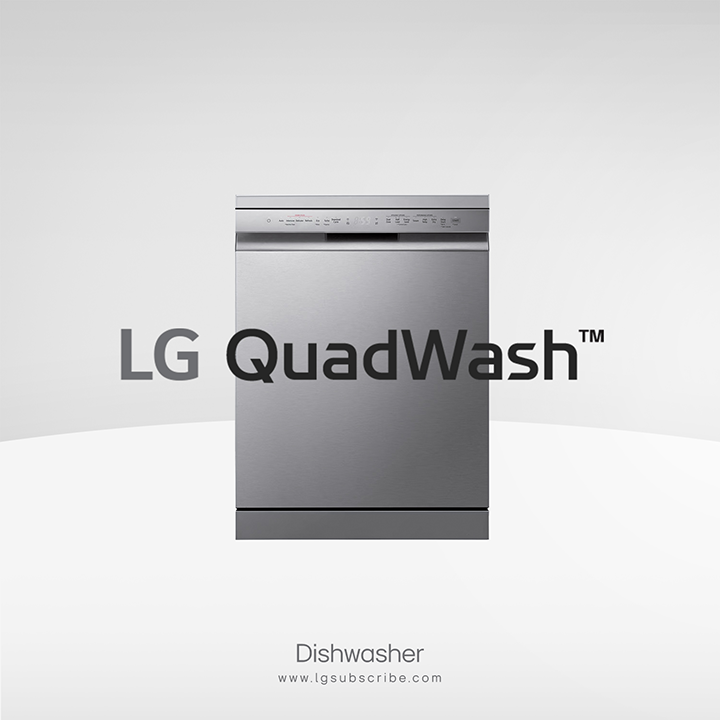 LG QuadWash Dishwasher XD5 Silver DFC533FV