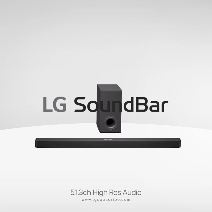 LG SoundBar Speaker 5.1.3ch High Res Audio S90TY
