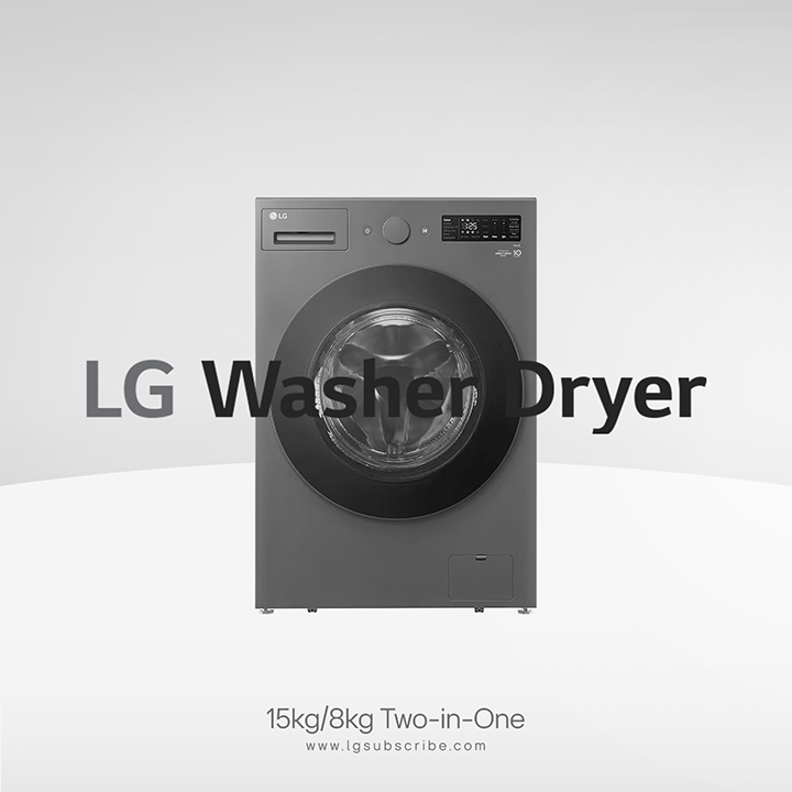 LG Washer Dryer Two-in-One F2515RNTKAR
